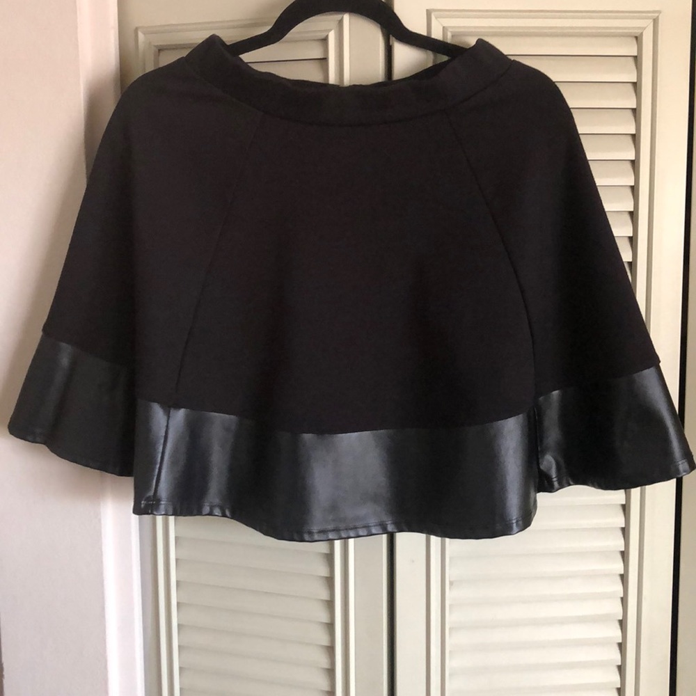 BUNDLE 3=$20 Leather black mini skirt